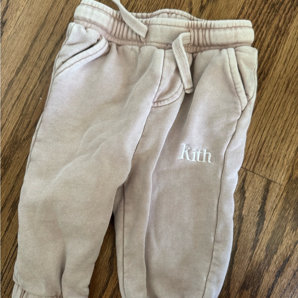 Kith Kids Beige Jogger Pants